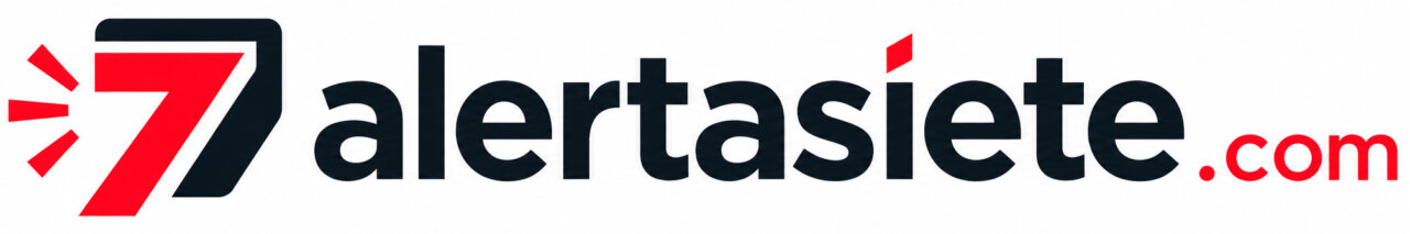 Logo de Alerta Siete con el número 7 destacado
