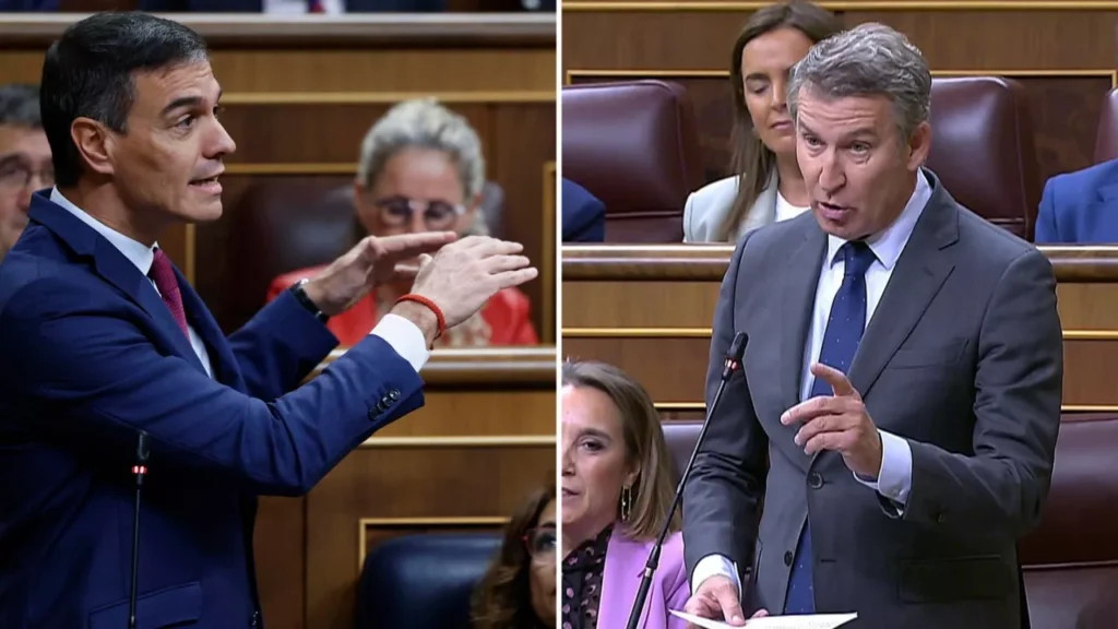Debate en el Congreso entre Pedro Sánchez y Alberto Núñez Feijóo