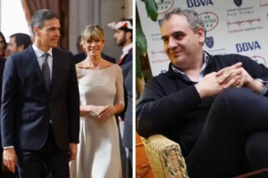 Pedro Sánchez, Begoña Gómez y Juan Carlos Barrabés