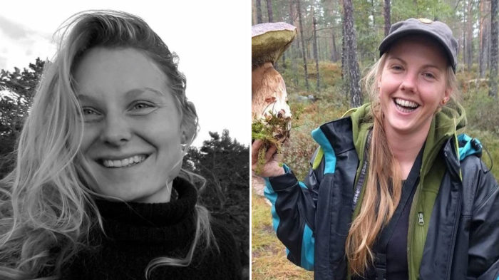 Retratos de dos jóvenes escandinavas en la naturaleza