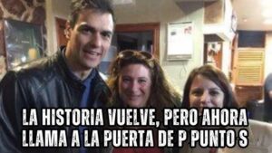 Imagen de personas en un evento político relacionado con el PSOE