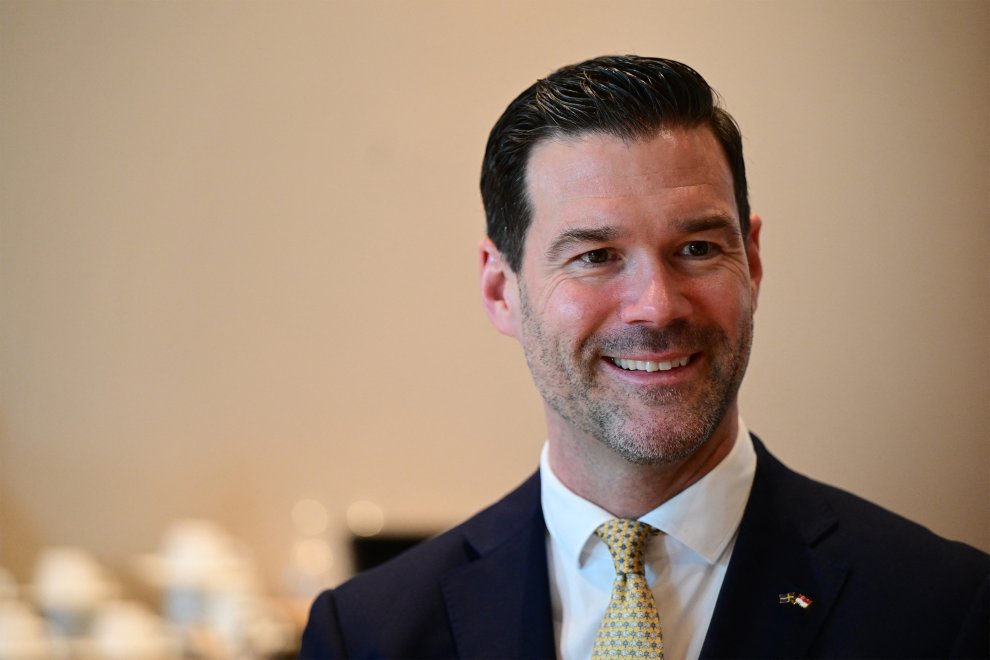 El ministro de Migraciones, Johan Forssell